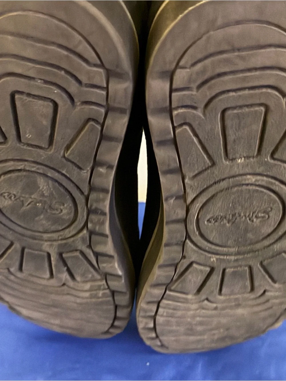 Skechers Black Suede Fleece-Lined Mid-Calf Strap Boots